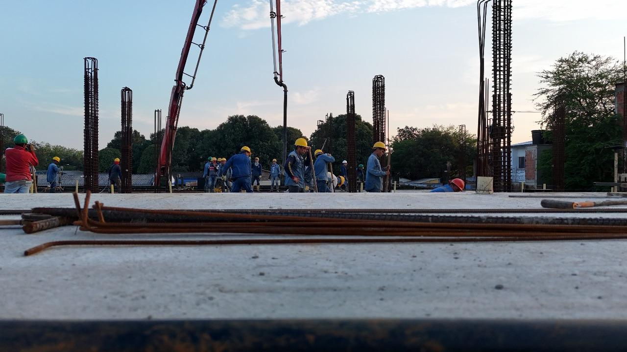 Fundición con bomba de concreto